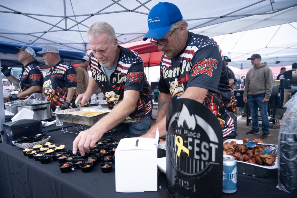 Thirty-three teams vied to win attendees’ votes at the fifth annual 2026 RibFest sponsored by the Minnesota Building Trades Yellow Ribbon Committee. The event raised approximately $45(k) used to help members of the Minnesota National Guard.